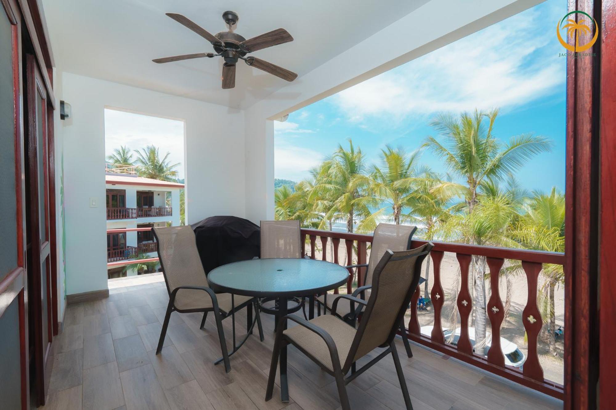 Condo Ocean Front With Rooftop In Bahia Azul, Jaco Beach 外观 照片