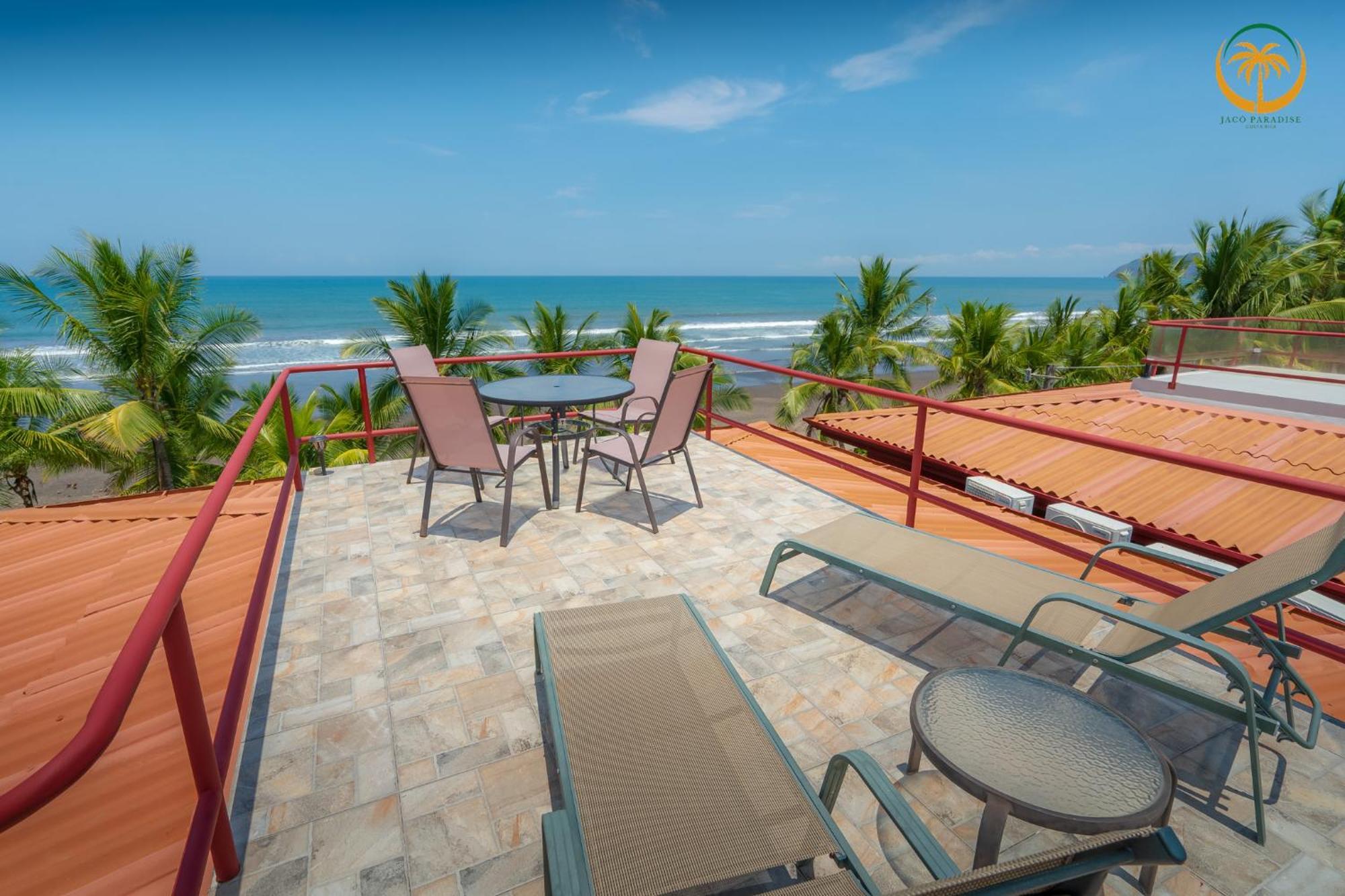 Condo Ocean Front With Rooftop In Bahia Azul, Jaco Beach 外观 照片