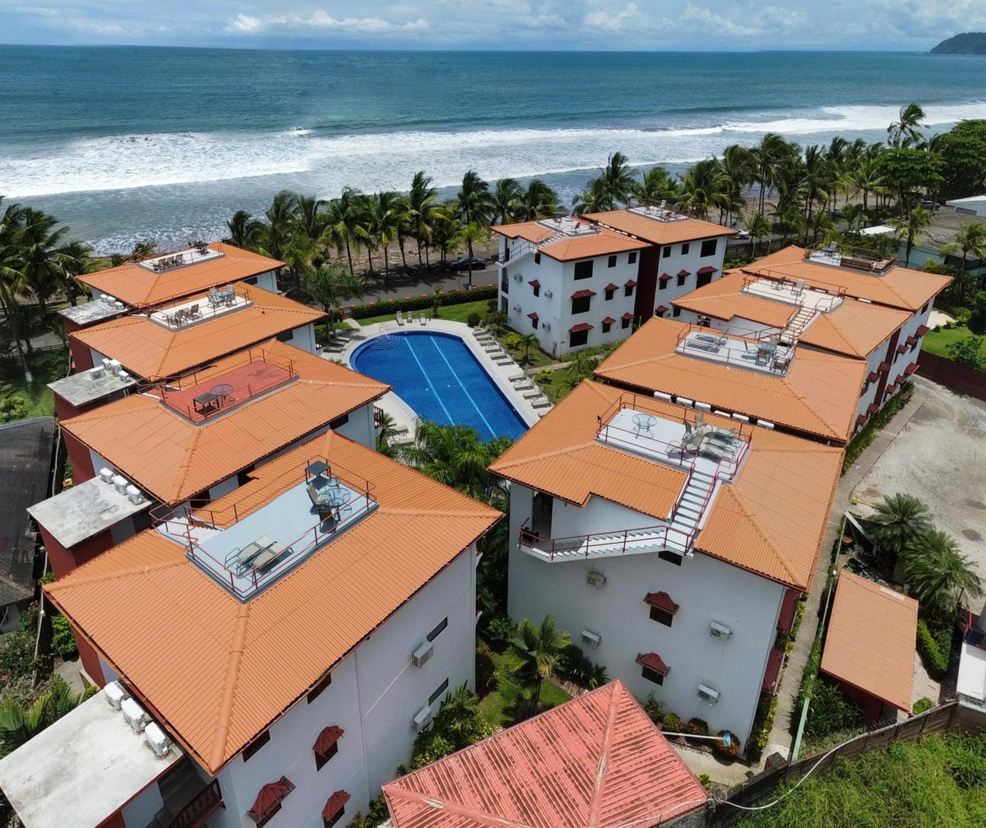 Condo Ocean Front With Rooftop In Bahia Azul, Jaco Beach 外观 照片